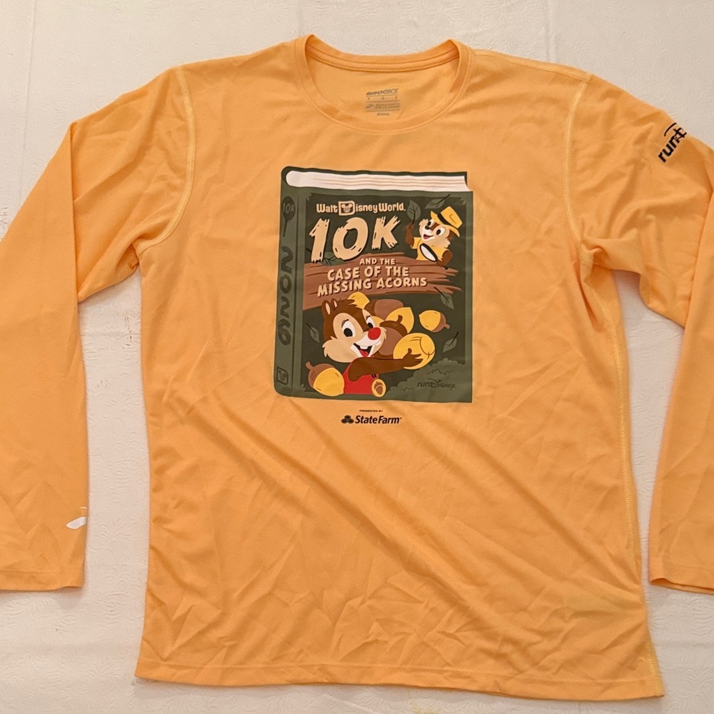 Disney Kids Long Sleeve Shirt with Chip 'n' Dale Design - Orange